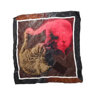 Neckerchief (Red, Multicolored) from H&M Studio