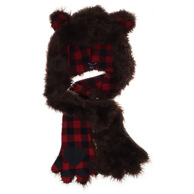 Mössa (Brun, Flerfärgad) från Hell Bunny Bomull, Polyester