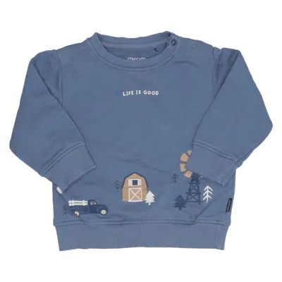 Sweatshirt (Blå) fra Staccato Bomuld