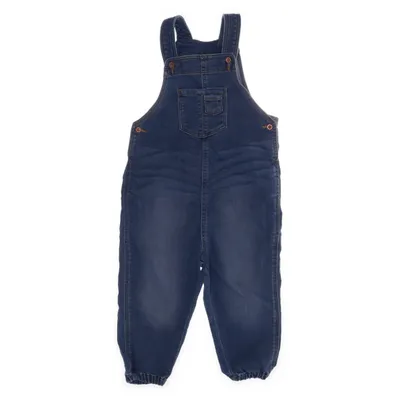 Hängselbyxor (Blå) från Baby by Lindex Bomull, Elastan, Polyester