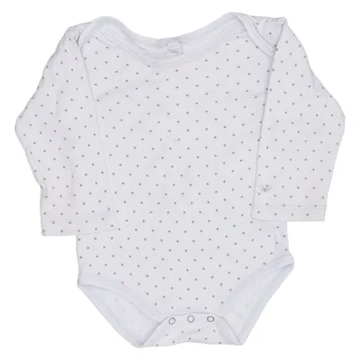 Body (Vit, Grå) från Livly Baby Bomull