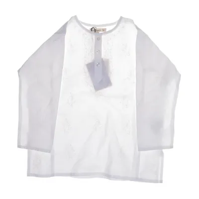 Blus (Vit) från Natura Bomull