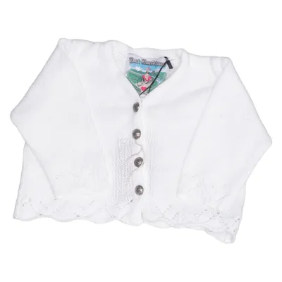 Cardigan (Blanc) de Turi Landhaus Acrylique, Coton