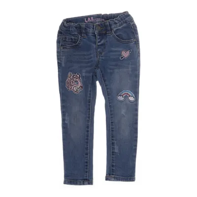 Jeans (Blå) från Lab Industries by KappAhl Bomull, Elastan, Polyester, Viskos