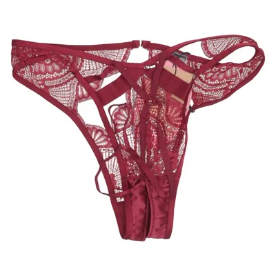 String (Rot) von Private Collection Baumwolle, Elasthan, Metallfaser, Polyamid, Polyester