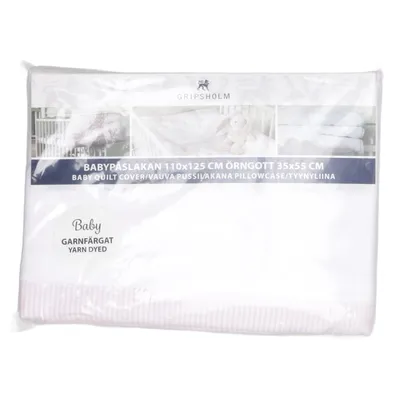 Parure de lit (Rose, Blanc) de Gripsholm Coton