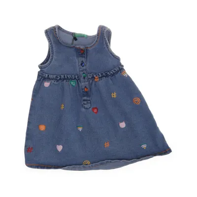 Jeansklänning (Blå, Flerfärgad) från United Colors of Benetton Bomull, Elastan, Polyester
