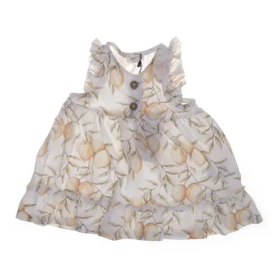 Dress (White, Multicolored) from Newbie by KappAhl Cotton