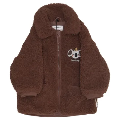 Fleece jacket (Brown) from Minories Cotton, Polyester