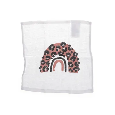 Towel (White, Multicolored) from Hoodadoo Cotton