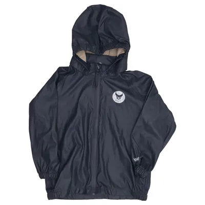 Regnjacka (Grå) från Wheat Polyuretan, Återvunnen polyester