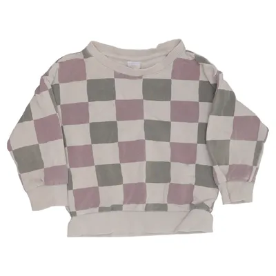 Sweatshirt (Beige, Gray, Purple) from Lindex Kids Cotton, Elastane