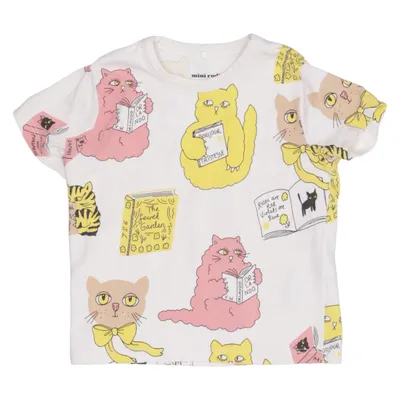 T-shirt (Beige, Flerfärgad) från Mini Rodini Bomull, Elastan