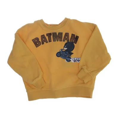 Collegetröja (Gul, Flerfärgad) från Batman Bomull