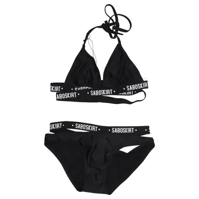 Bikini (Zwart) van Sabo Skirt Elastaan, Polyamide