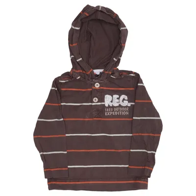 Hoodie (Brown, Multicolored) from Berti Cotton