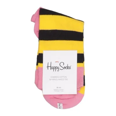 Strumpor (Gul, Svart, Rosa) från Happy Socks Bomull, Elastan, Polyamid