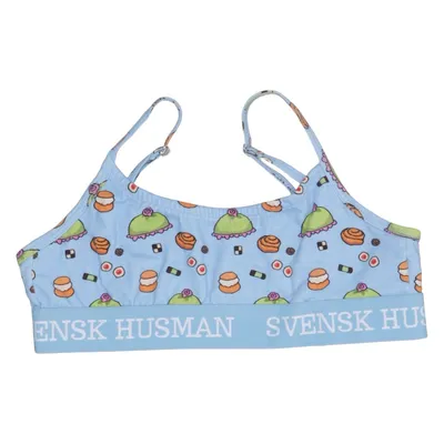 Brassière (Bleu, Multicolore) de Svensk Husman Coton, Élasthane