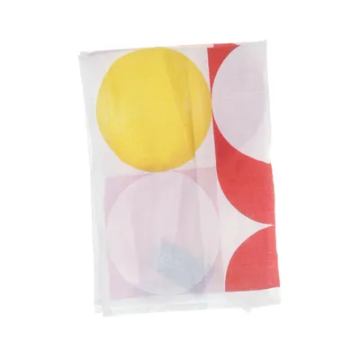 Kökshandduk (Vit, Röd, Gul, Lila) från Spira Bomull, Linne