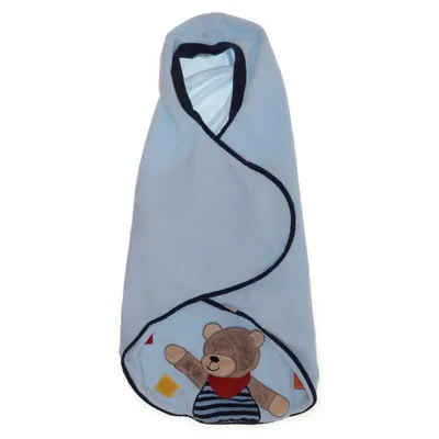 Babysovepose (Blå) fra Sterntaler Bomuld, Elastan, Polyester