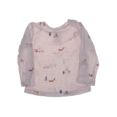 Long sleeve T-shirt (White, Multicolored) from Zara Cotton