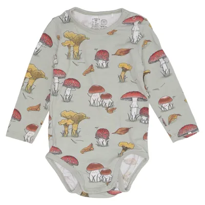 Romper (Groen, Meerkleurig) van Lindex Baby Katoen, Elastaan