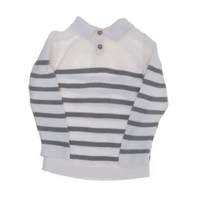 Sweater (Hvid, Grå) fra Newbie by KappAhl Bomuld