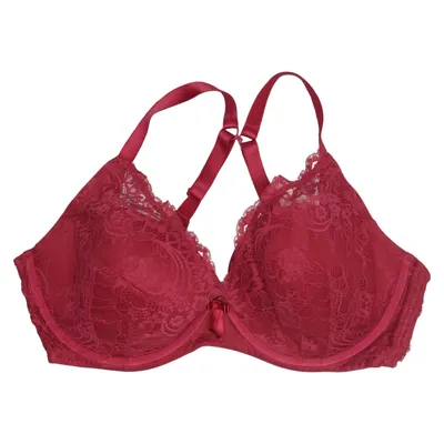 Soutien-gorge (Rouge) de Boudoir Élasthane, Polyamide, Polyester