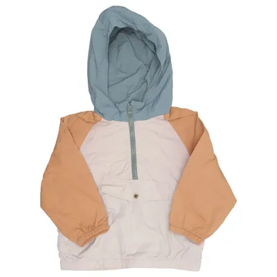 Anorak (Beige, Brown, Blue) from Zara Cotton, Polyamide