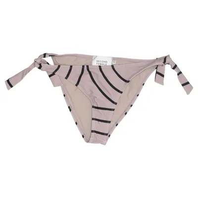 Bikini bottom (Pink, Black) from Second Female Elastane, Polyamide