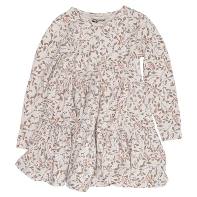 Jurk (Beige, Meerkleurig) van MarMar Copenhagen Katoen, Elastaan