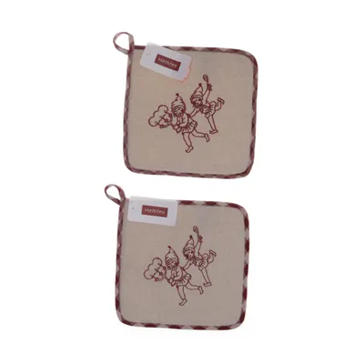 Grytlapp (Beige) från Hemtex Linne, Bomull