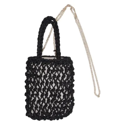 Umhängetasche (Schwarz) von Zara Leinen, Viskose