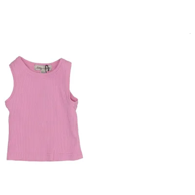 Tank Top (Pink) from Amy & Lucy Cotton, Elastane, Polyester