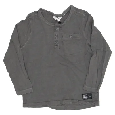 Henley Shirt (Grün) von D.M.D by Denim Day Baumwolle