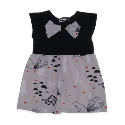 Dress (Gray, Multicolored) from Papu Organic cotton, Elastane