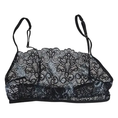 Bralette (Sort, Blå) fra Venderby's Bomuld, Elastan, Polyamid