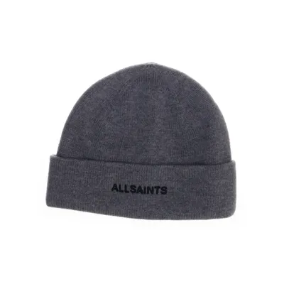 Hat (Gray) from Allsaints Polyamide, Wool, Recycled polyester