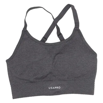 Sport-BH (Grau) von Usa Pro Elasthan, Polyamid, Polyester