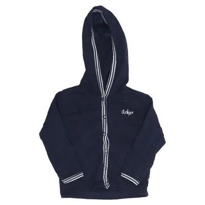 Capuchon sweater (Blauw) van Dirkje Katoen, Elastaan