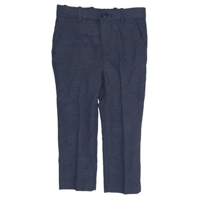 Pantalon de costume (Bleu) de H&M Coton, Lin