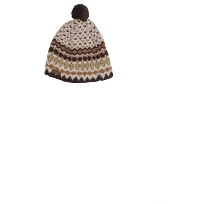 Bobble hat (Beige, Multicolored) from Sätila Polyamide, Wool