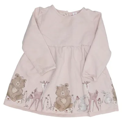 Robe (Beige) de Topomini Coton, Élasthane