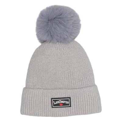 Pompon muts (Grijs) van Lee Cooper Polyester