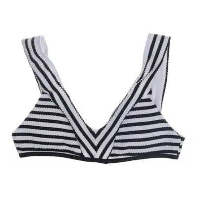 Bikini top (White, Black) from River Island Elastane, Polyester