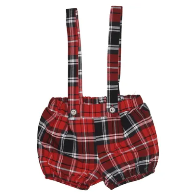 Overalls shorts (Rød, Sort, Hvid) fra Caramelo Elastan, Polyester, Viscose