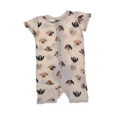 Sparkdräkt (Beige, Flerfärgad) från Lindex Baby Bomull