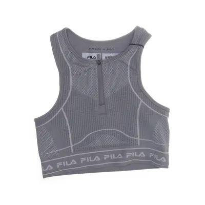 Sports bra (Gray) from Fila x Weekday Elastane, Polyamide, Polyester