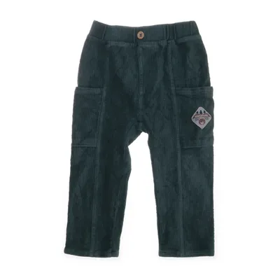 Corduroy pants (Green) from Livly Baby Cotton, Elastane, Polyester