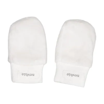 Mittens (White) from Newbie by KappAhl Cotton, Polyester